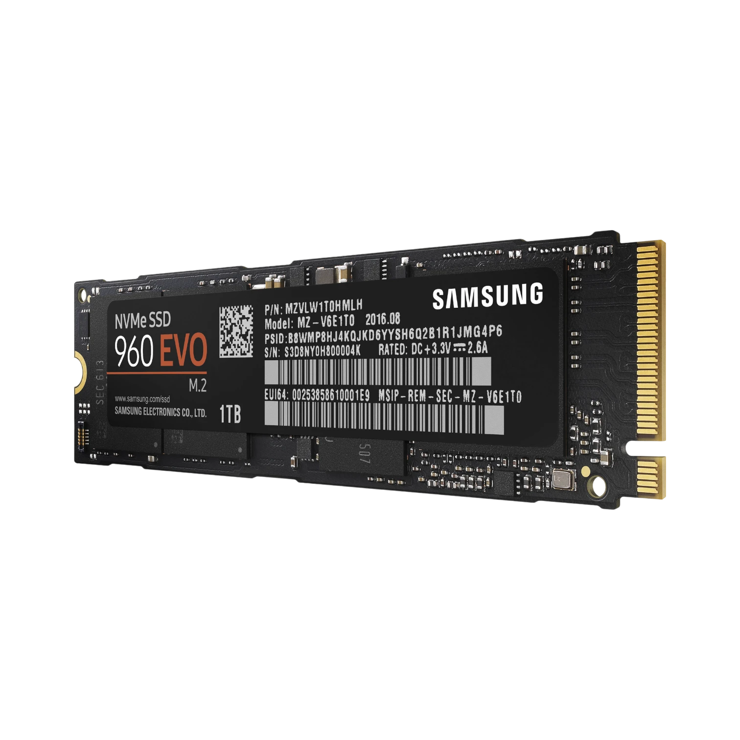 Samsung 960 EVO M.2 NVMe 1TB Internal SSD — Being Shipped