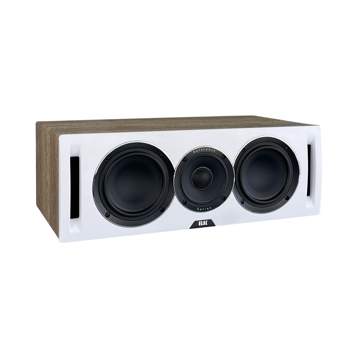 ELAC Uni-Fi Reference UCR52 3-Way Center Channel Speaker (Satin White with Oak Sides) — Being Shipped