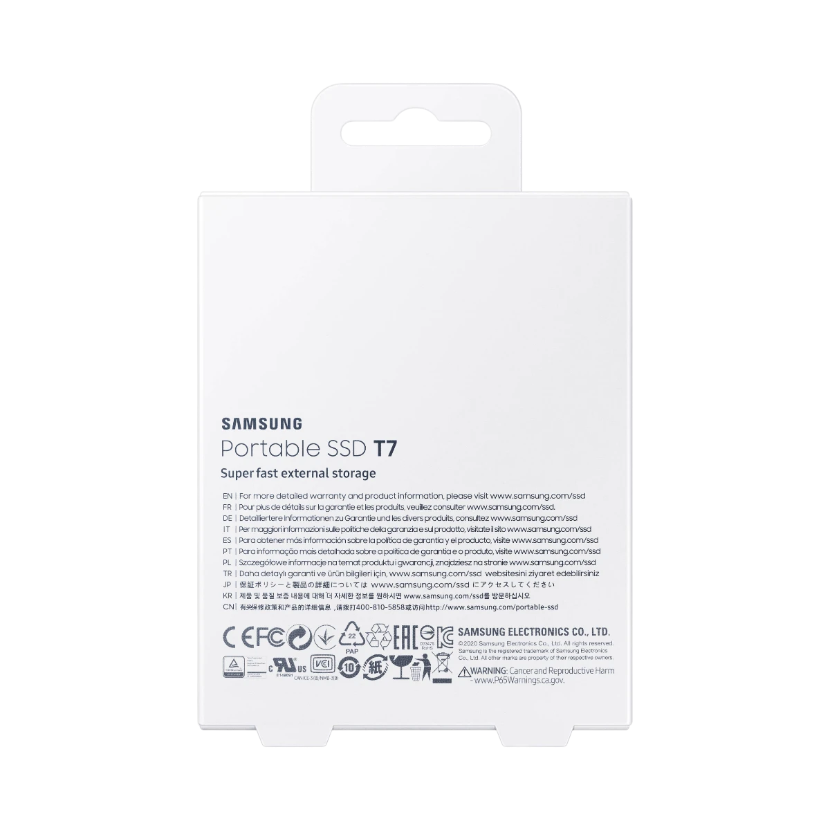 Samsung T7 USB 3.2 1050 MB/s 2TB Portable SSD (Titan Gray) — Being Shipped