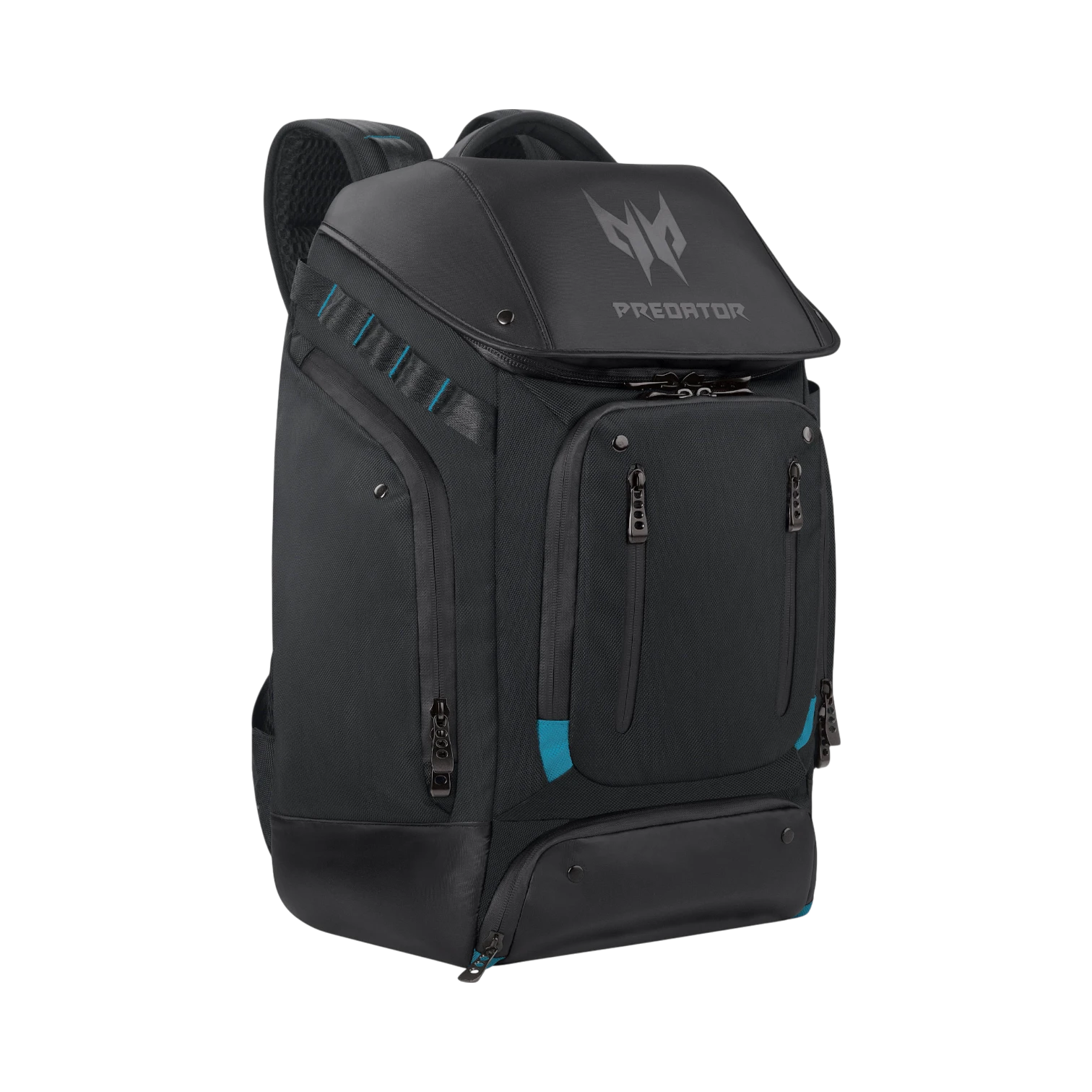 Acer Predator 17.3" Laptop Gaming Utility Backpack (Black with Teal Accents) — Being Shipped