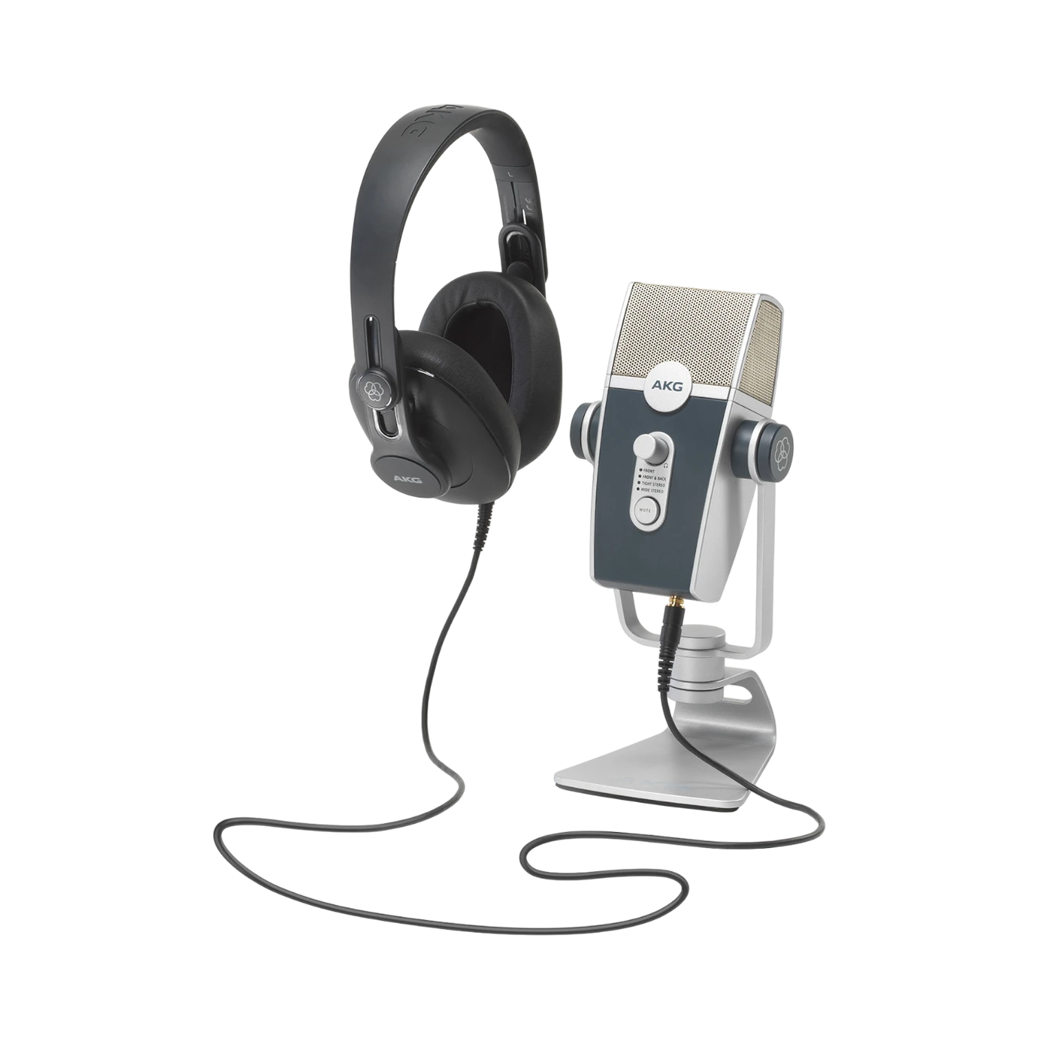 AKG Podcaster Essentials Lyra USB Microphone and AKG K371 Headphones — Being Shipped