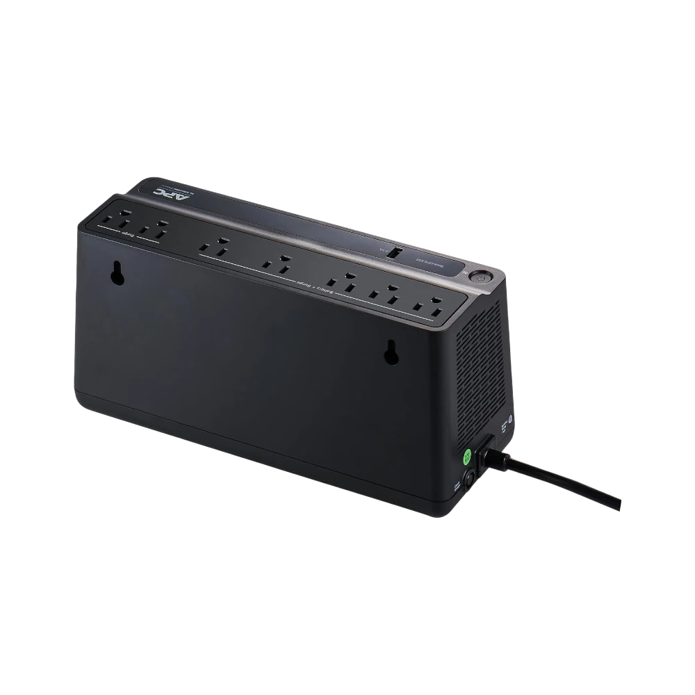 APC Back UPS, 650VA/360W, Floor/Wall Mount 120V, 7x NEMA 5-15R outlets, USB Type A Port — Being Shipped