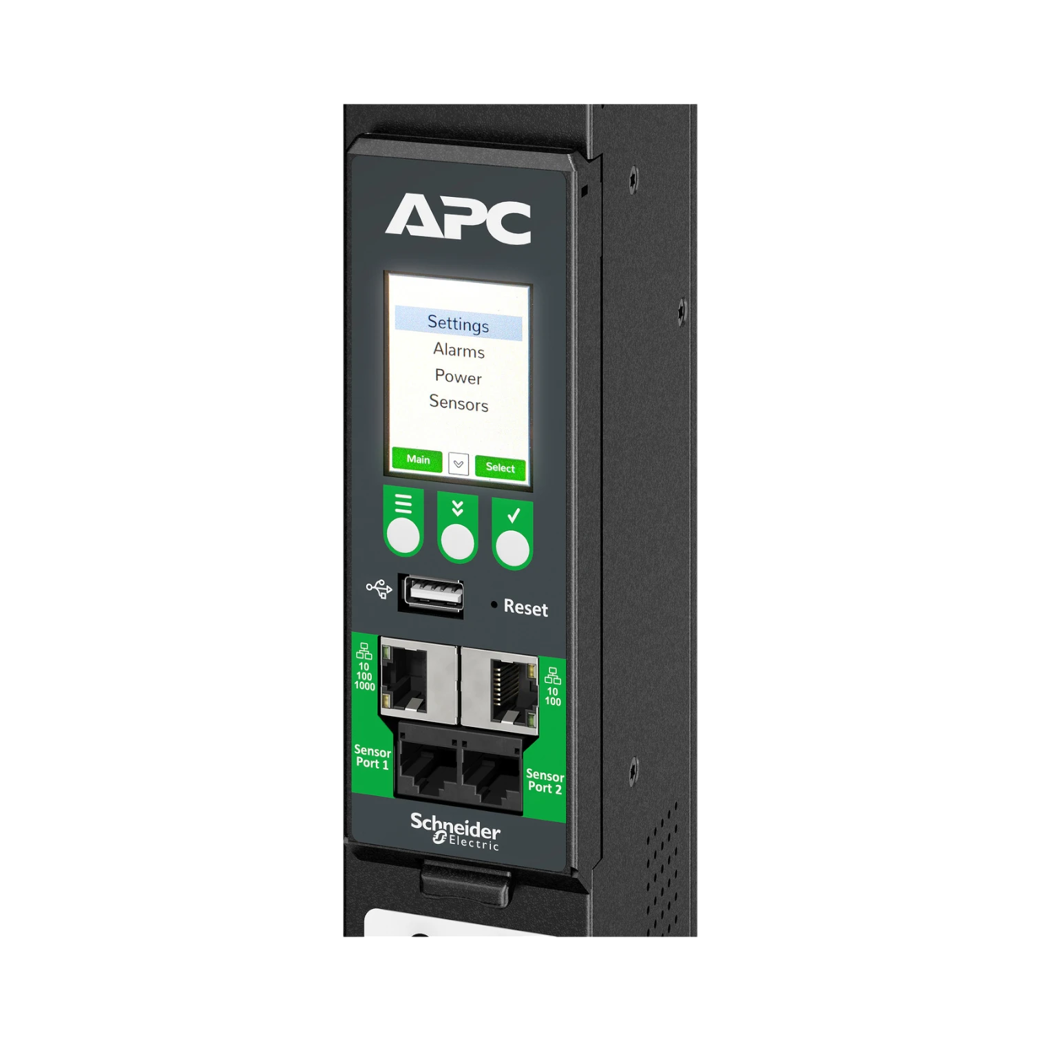 APC NetShelter Rack PDU Advanced, Metered, 3Phase, 22.1kW 400V 32A or 17.3kW 415V 30A, 48 Outlets, IEC309 — Being Shipped