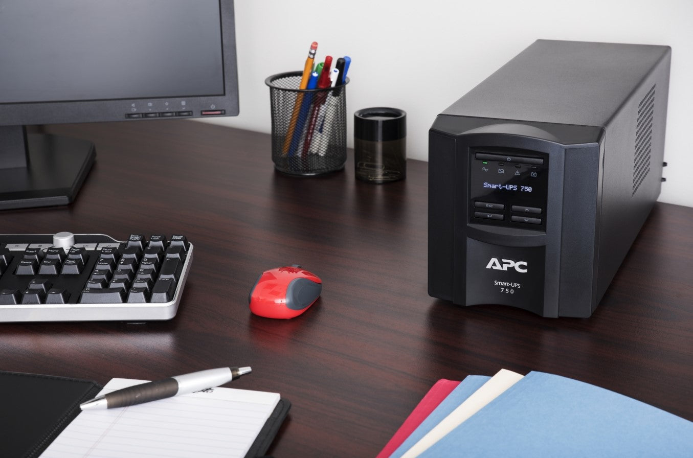 APC Smart-UPS, Line Interactive, 750VA, Tower, 230V, 6x IEC C13 outlets, SmartConnect Port+SmartSlot, AVR, LCD — Being Shipped