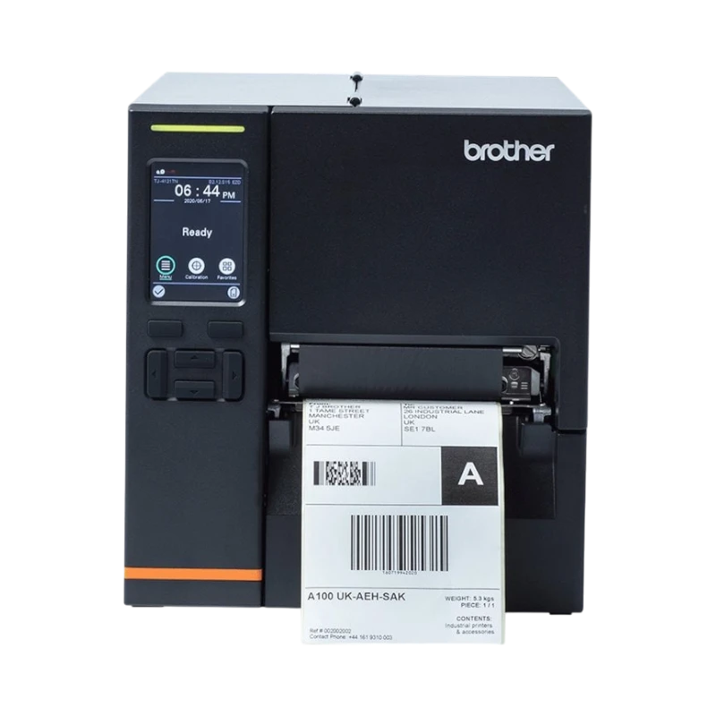 Brother TJ-4021TN Industrial Label Printer, 203dpi, up to 10ips‡, Touch Panel, LAN/USB/Host-USB/Serial — Being Shipped