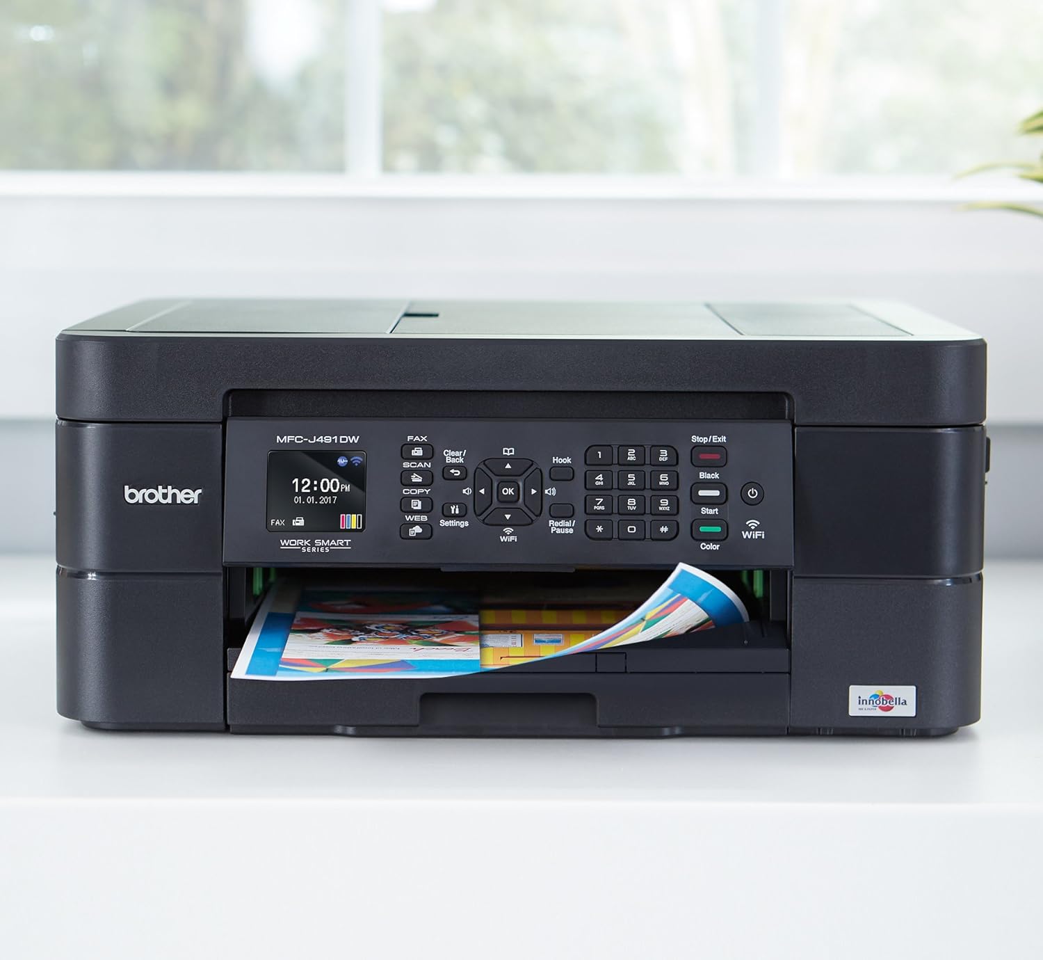 Brother Work Smart Series MFC-J491DW Compact Color All-In-One Printer — Being Shipped