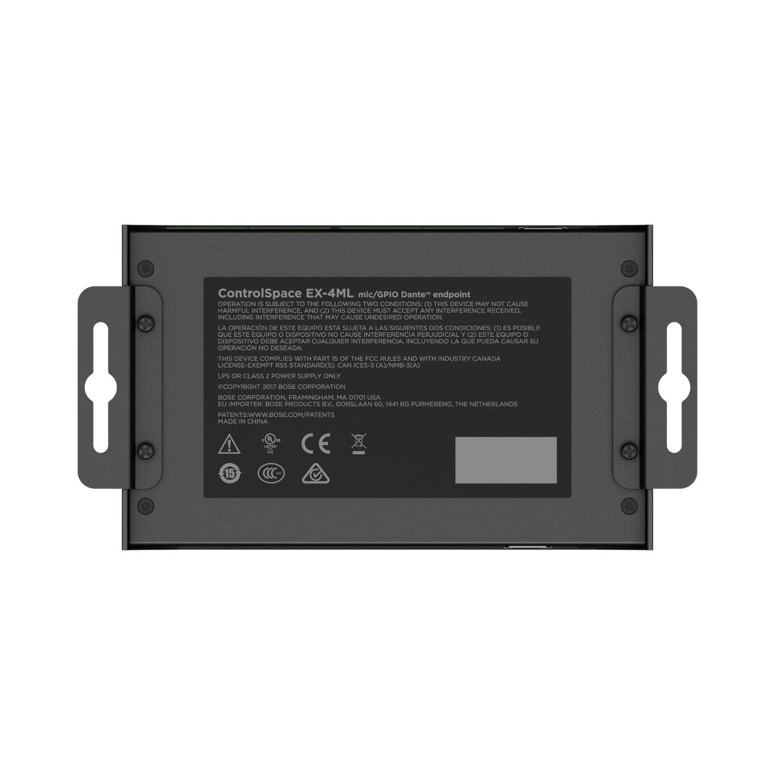 Bose Professional ControlSpace EX-4ML Dante Endpoint — Being Shipped