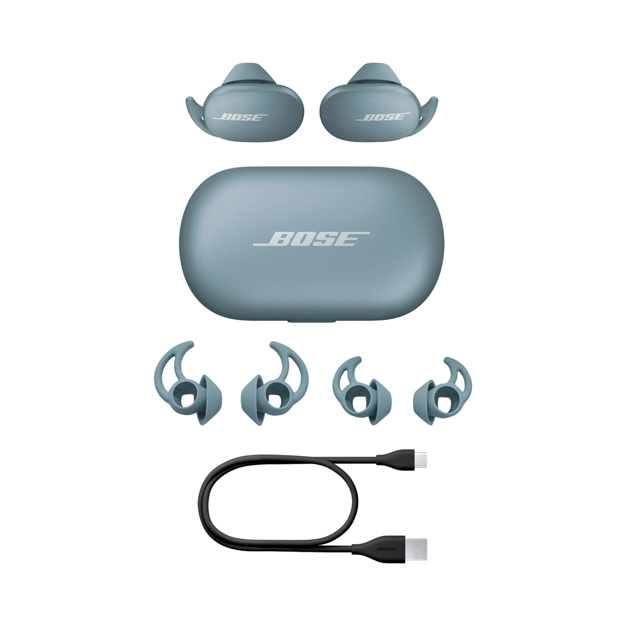 Bose QuietComfort Noise-Canceling True Wireless In-Ear Headphones (Stone Blue) — Being Shipped