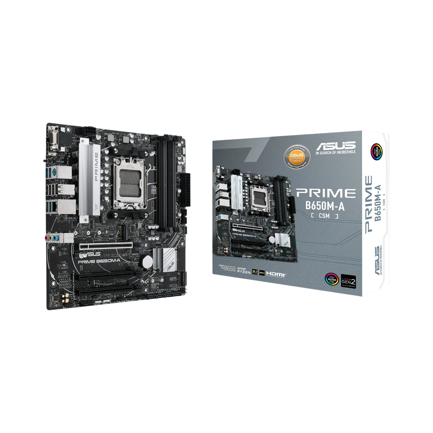 ASUS PRIME B650M-A-CSM Micro-ATX AM5 Motherboard — Being Shipped