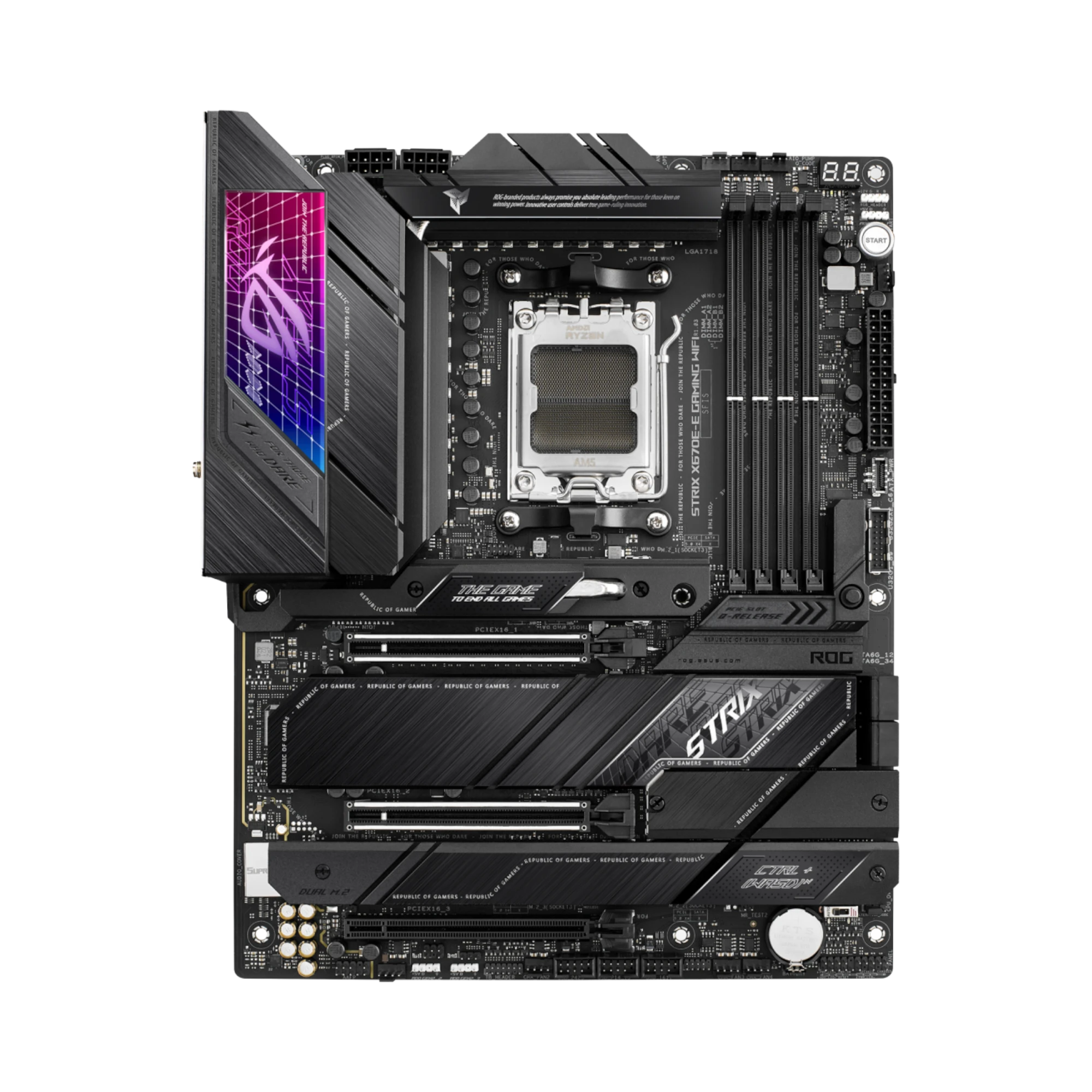 ASUS Republic of Gamers STRIX X670E-E GAMING WIFI ATX Motherboard — Being Shipped