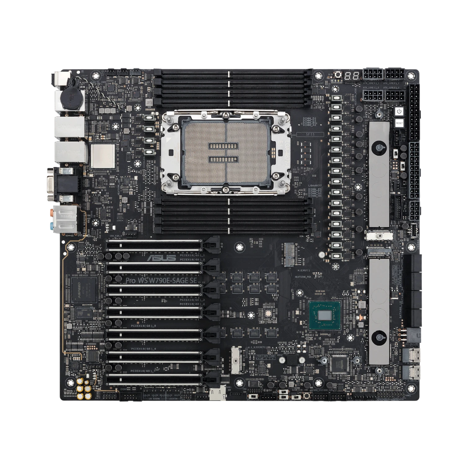 ASUS Pro WS W790E SAGE SE LGA 4677 EEB Workstation Motherboard — Being Shipped