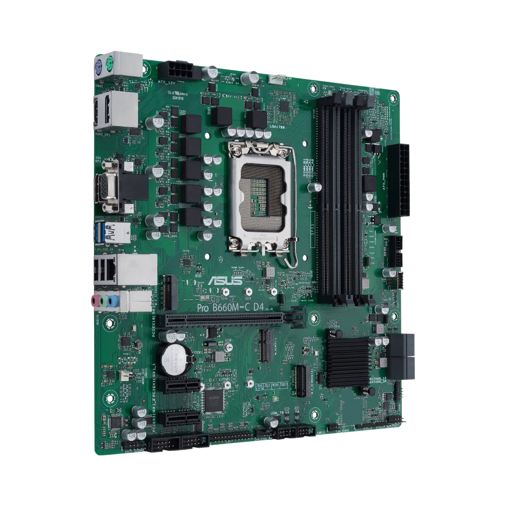 ASUS Pro B660M-C D4-CSM Micro-ATX Motherboard — Being Shipped