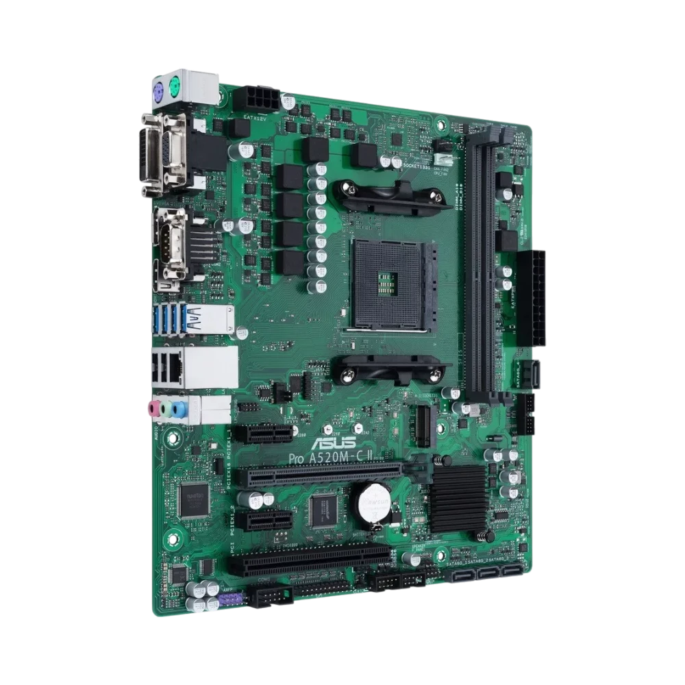 ASUS Pro A520M-C II/CSM Micro-ATX AM4 Motherboard — Being Shipped