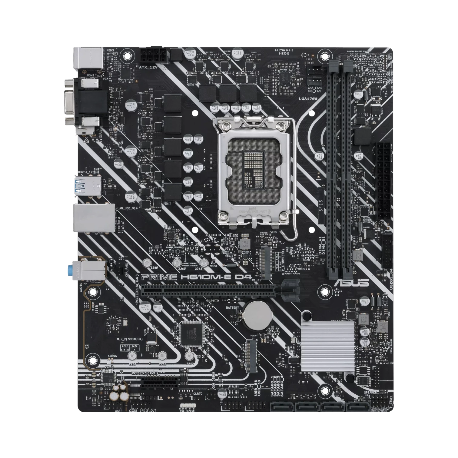 ASUS PRIME H610M-E D4-CSM LGA 1700 Mini-ATX Motherboard — Being Shipped