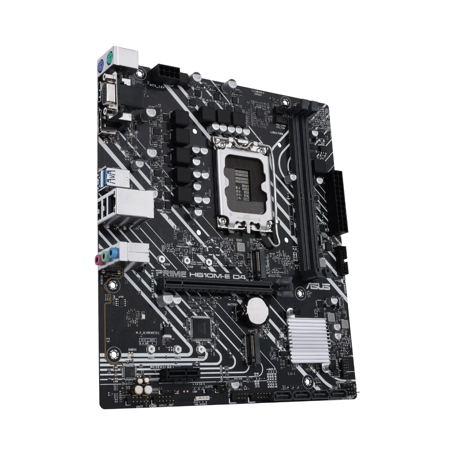 ASUS PRIME H610M-E D4-CSM LGA 1700 Mini-ATX Motherboard — Being Shipped