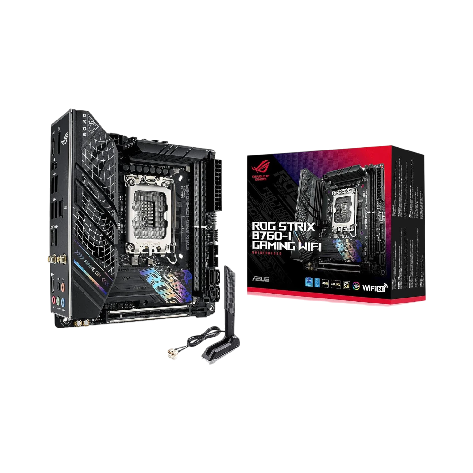 ASUS ROG STRIX B760-I GAMING WIFI LGA1700 Mini-ITX Motherboard — Being Shipped