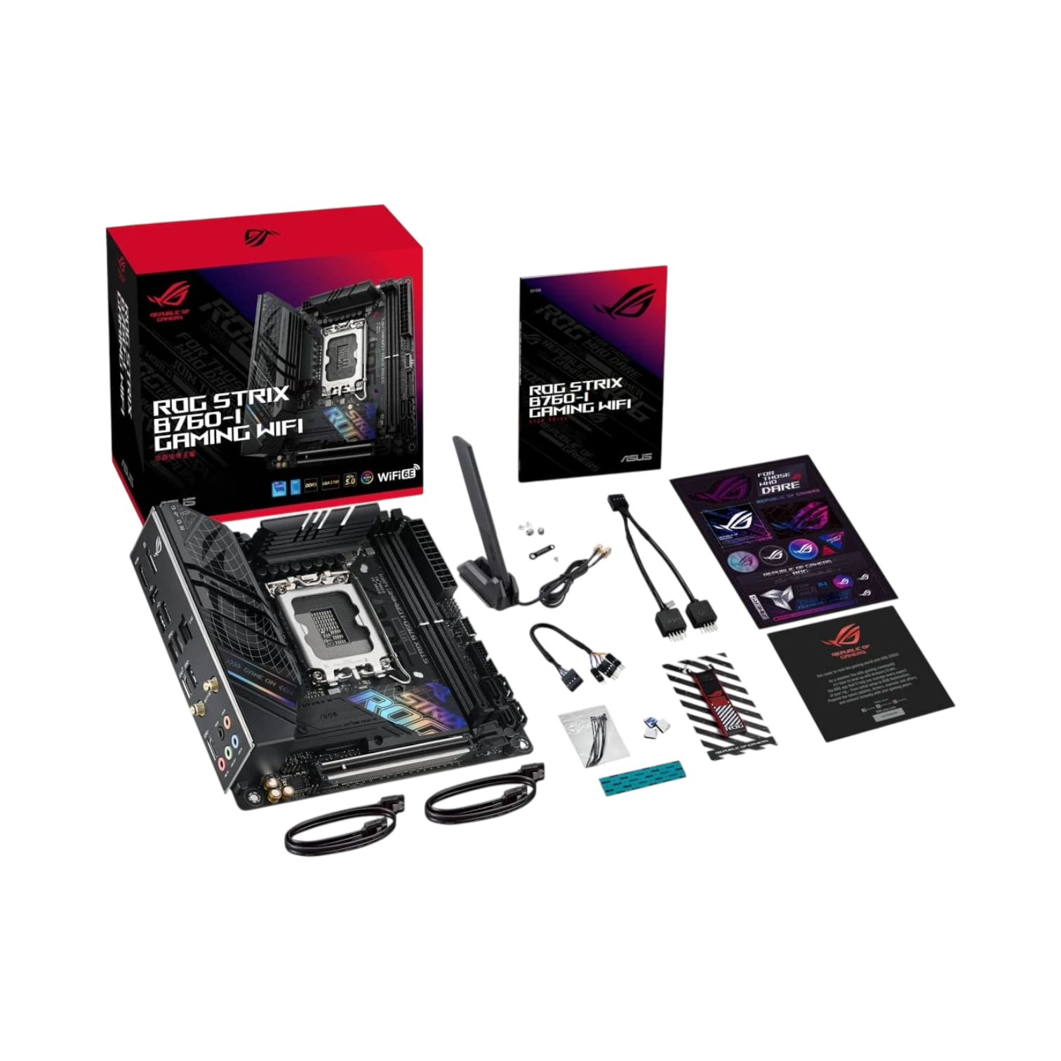 ASUS ROG STRIX B760-I GAMING WIFI LGA1700 Mini-ITX Motherboard — Being Shipped