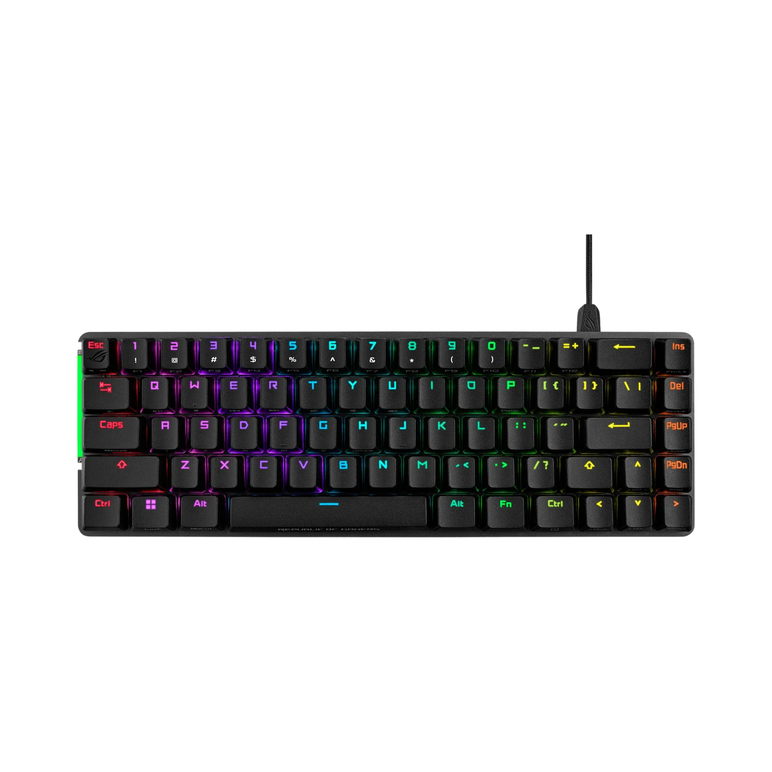 ASUS ROG Falchion Ace Wired Backlit Mechanical Keyboard (Black, ROG NX Red Switches) — Being Shipped