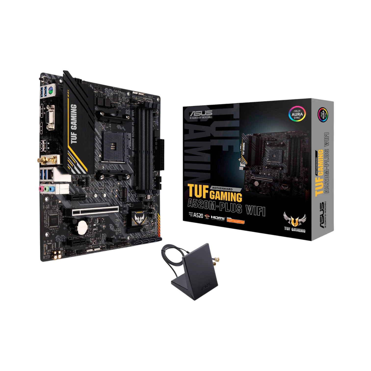 ASUS TUF GAMING A520M-PLUS WIFI AM4 Micro-ATX Motherboard — Being Shipped