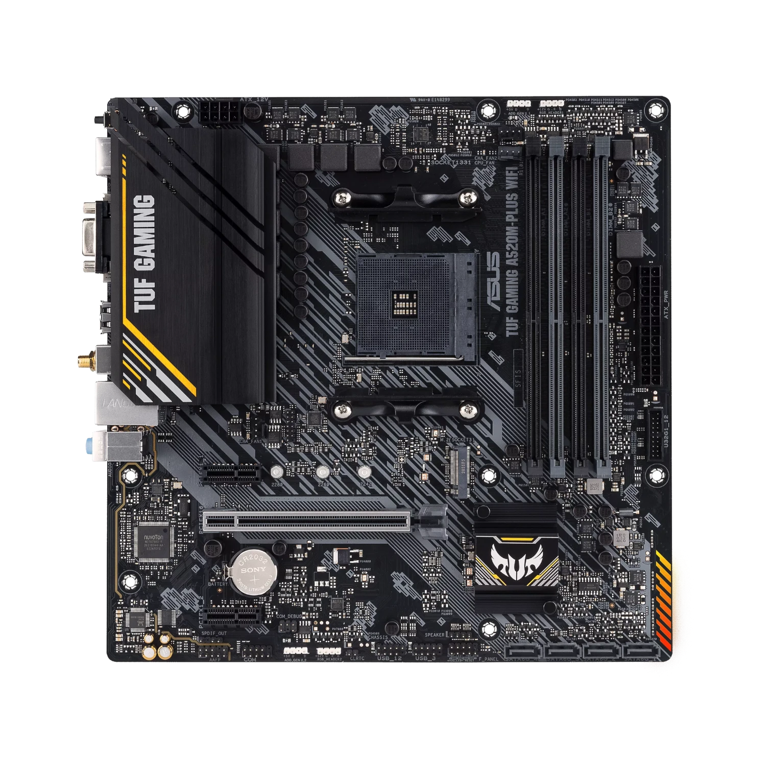 ASUS TUF GAMING A520M-PLUS WIFI AM4 Micro-ATX Motherboard — Being Shipped