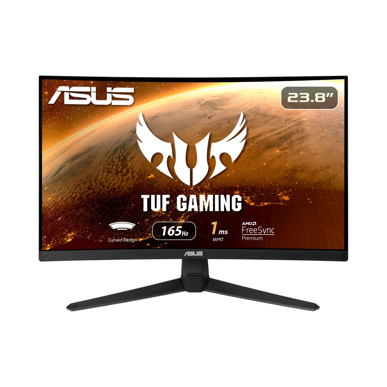 ASUS TUF Gaming VG24VQ1BY 23.8" FreeSync 16:9 165Hz Curved Gaming Monitor (Black) — Being Shipped