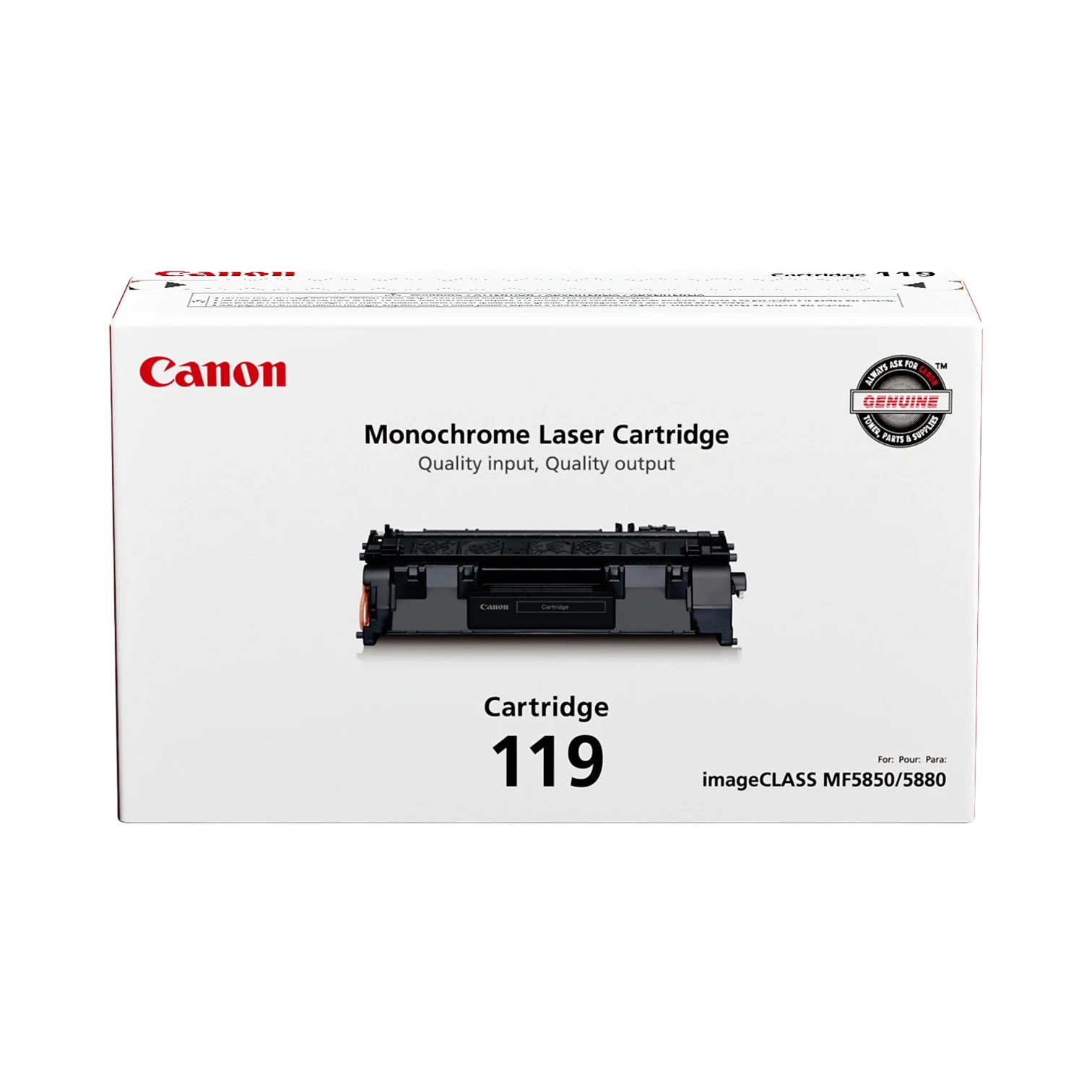 Canon 119 Black Toner Cartridge — Being Shipped