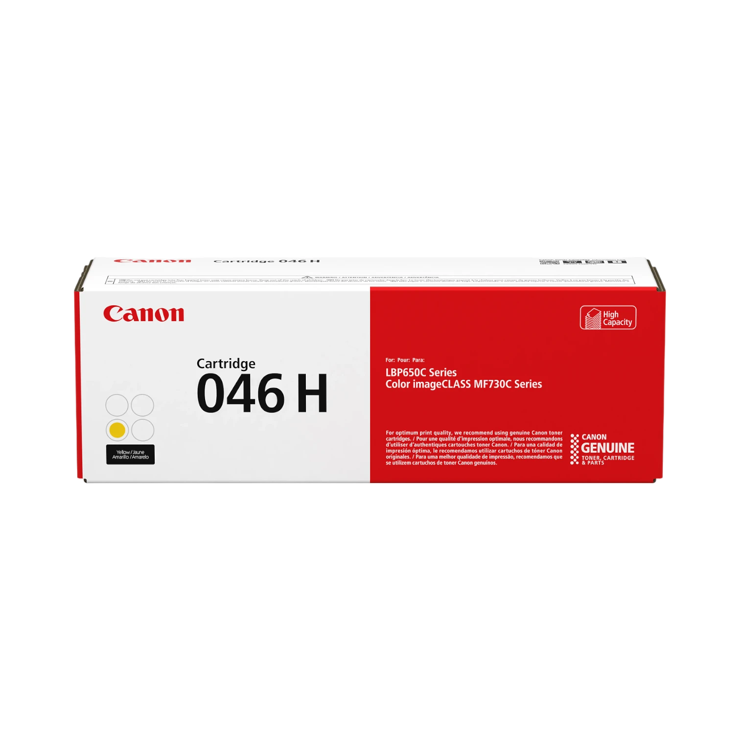 Canon 046 H Yellow High Yield Toner Cartridge — Being Shipped