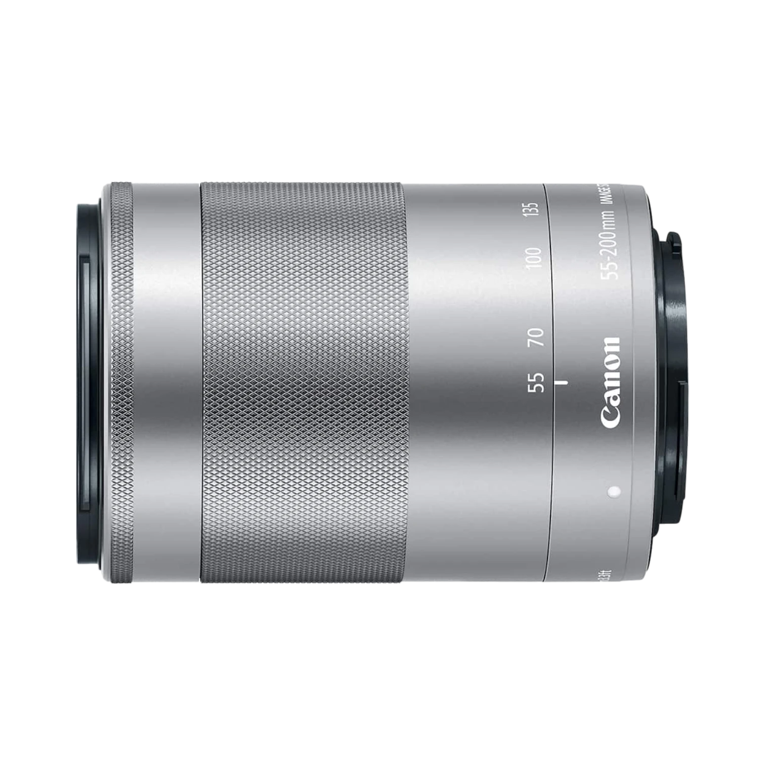 Canon EF-M 55-200mm f/4.5-6.3 IS STM Lens (Silver) — Being Shipped