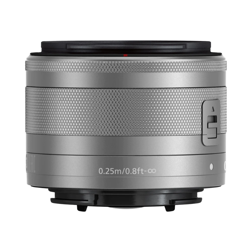 Canon EF-M 15-45mm f/3.5-6.3 IS STM Lens (Silver) — Being Shipped