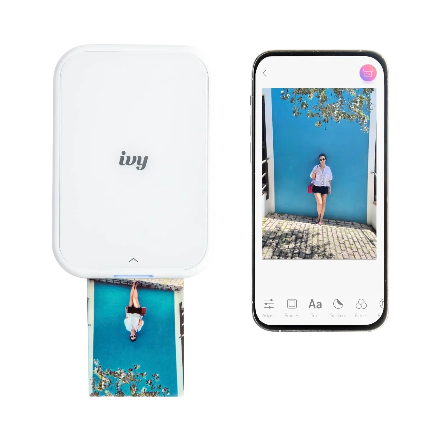 Canon IVY 2 Mini Photo Printer (Pure White) — Being Shipped