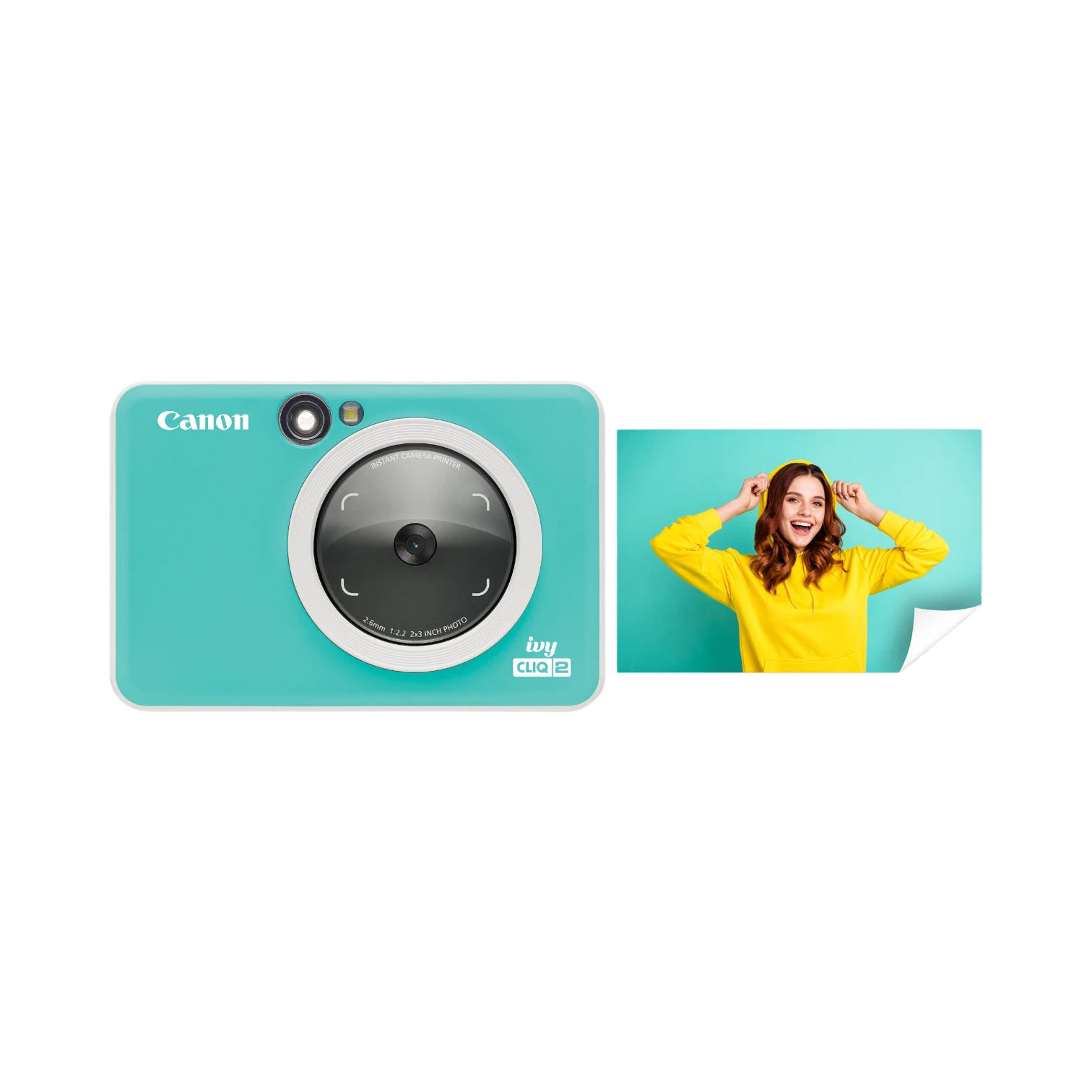 Canon IVY CLIQ2 Instant Camera Printer (Turquoise) — Being Shipped