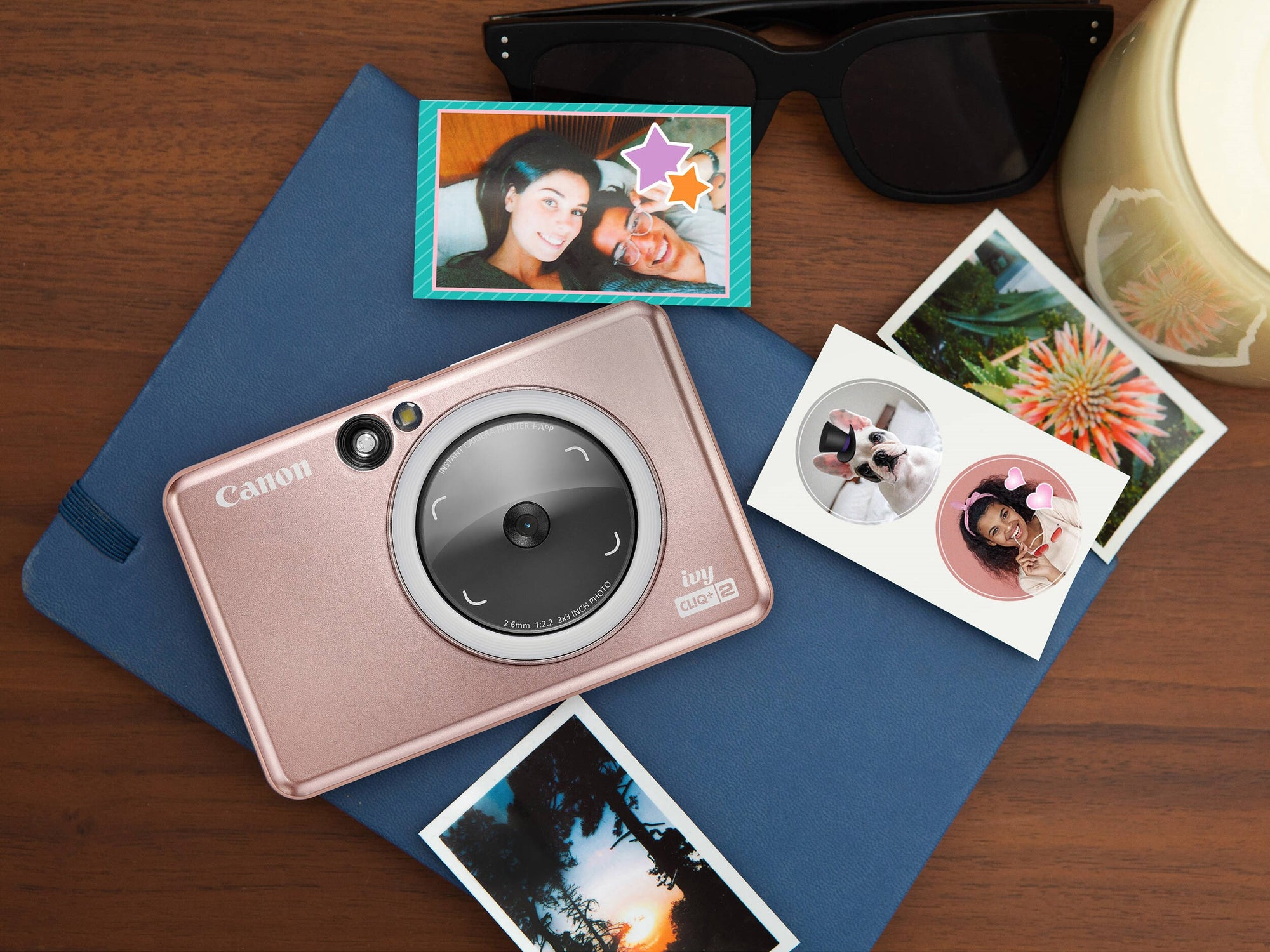 Canon IVY CLIQ+2 Instant Camera Printer (Rose Gold) — Being Shipped