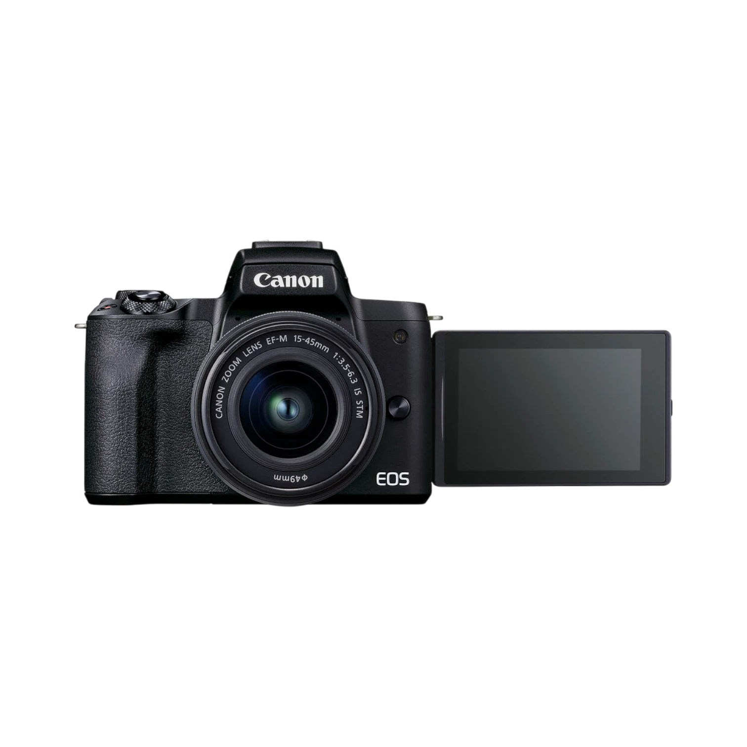 Canon EOS M50 Mark II Mirrorless Camera with 15-45mm Lens (Black) — Being Shipped