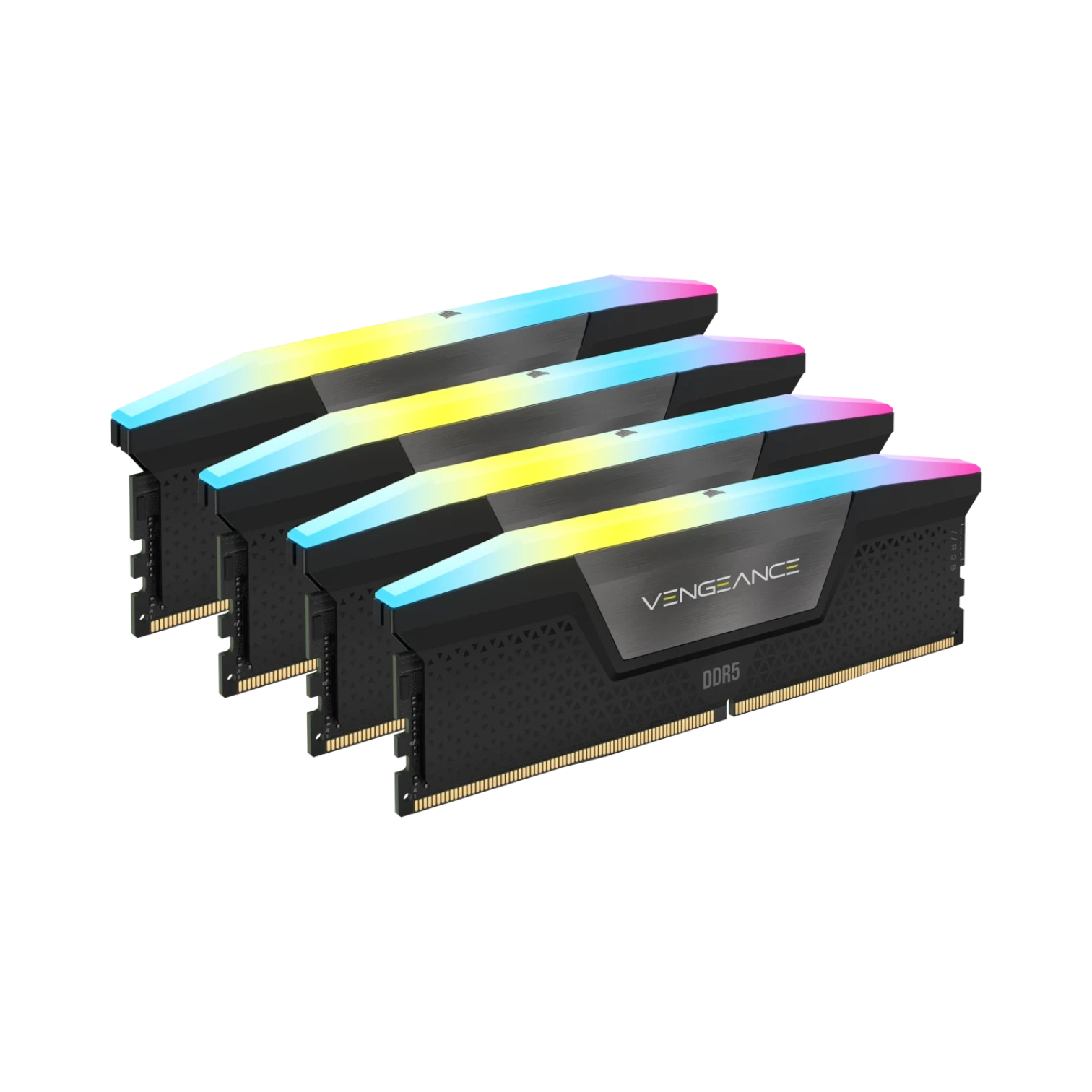 CORSAIR VENGEANCE RGB 192GB DDR5 DRAM 5200MT/s CL38 Memory Kit (4x48GB, Black) — Being Shipped