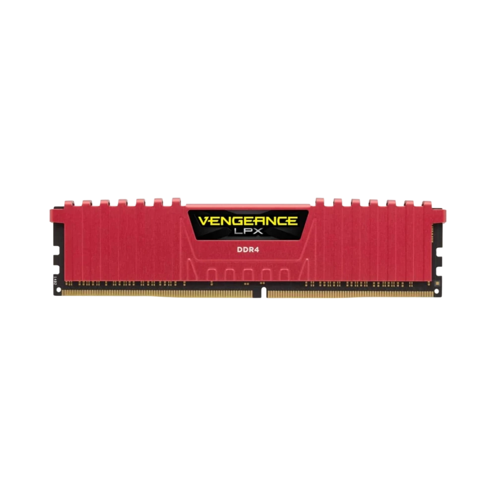 CORSAIR VENGEANCE LPX 16GB DDR4 DRAM 2400MHz C16 Memory Kit (2 x 8GB, Red) — Being Shipped