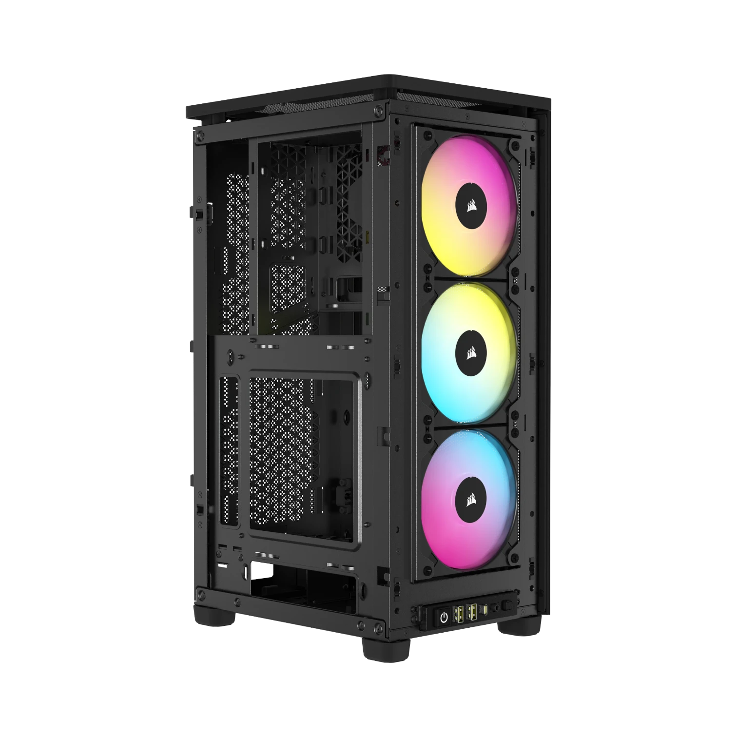 CORSAIR iCUE 2000D RGB AIRFLOW Mini-ITX PC Tower Case (Black) — Being Shipped