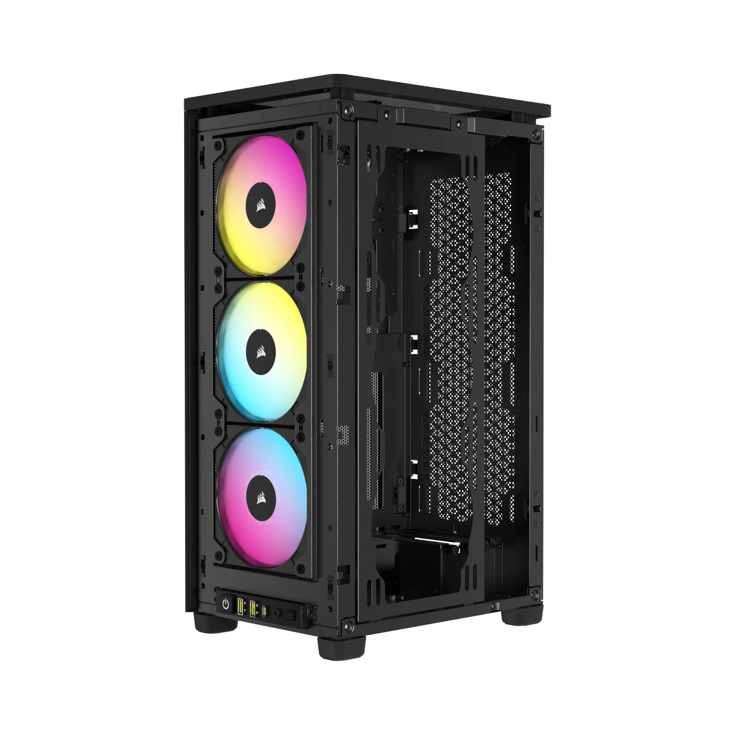 CORSAIR iCUE 2000D RGB AIRFLOW Mini-ITX PC Tower Case (Black) — Being Shipped