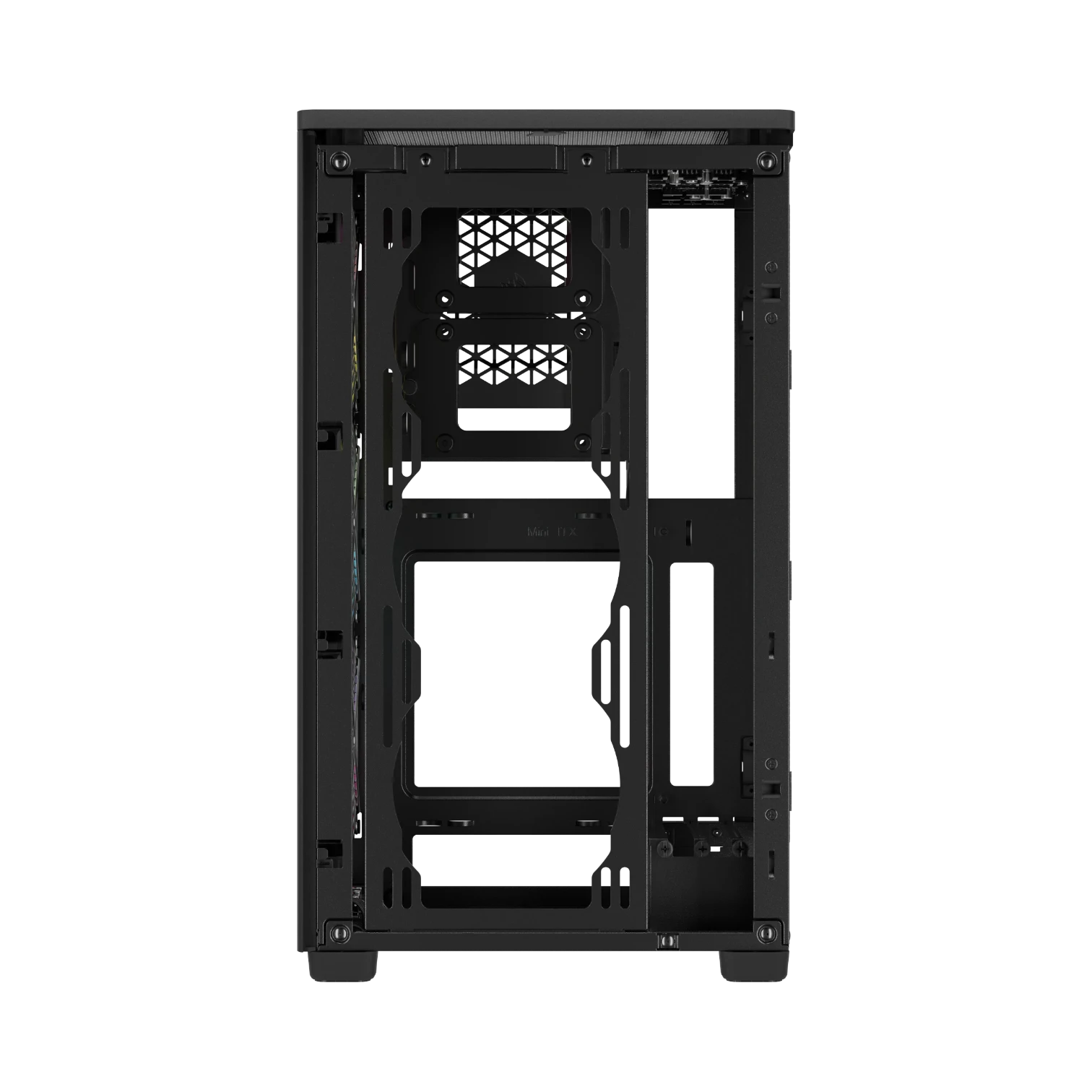 CORSAIR iCUE 2000D RGB AIRFLOW Mini-ITX PC Tower Case (Black) — Being Shipped