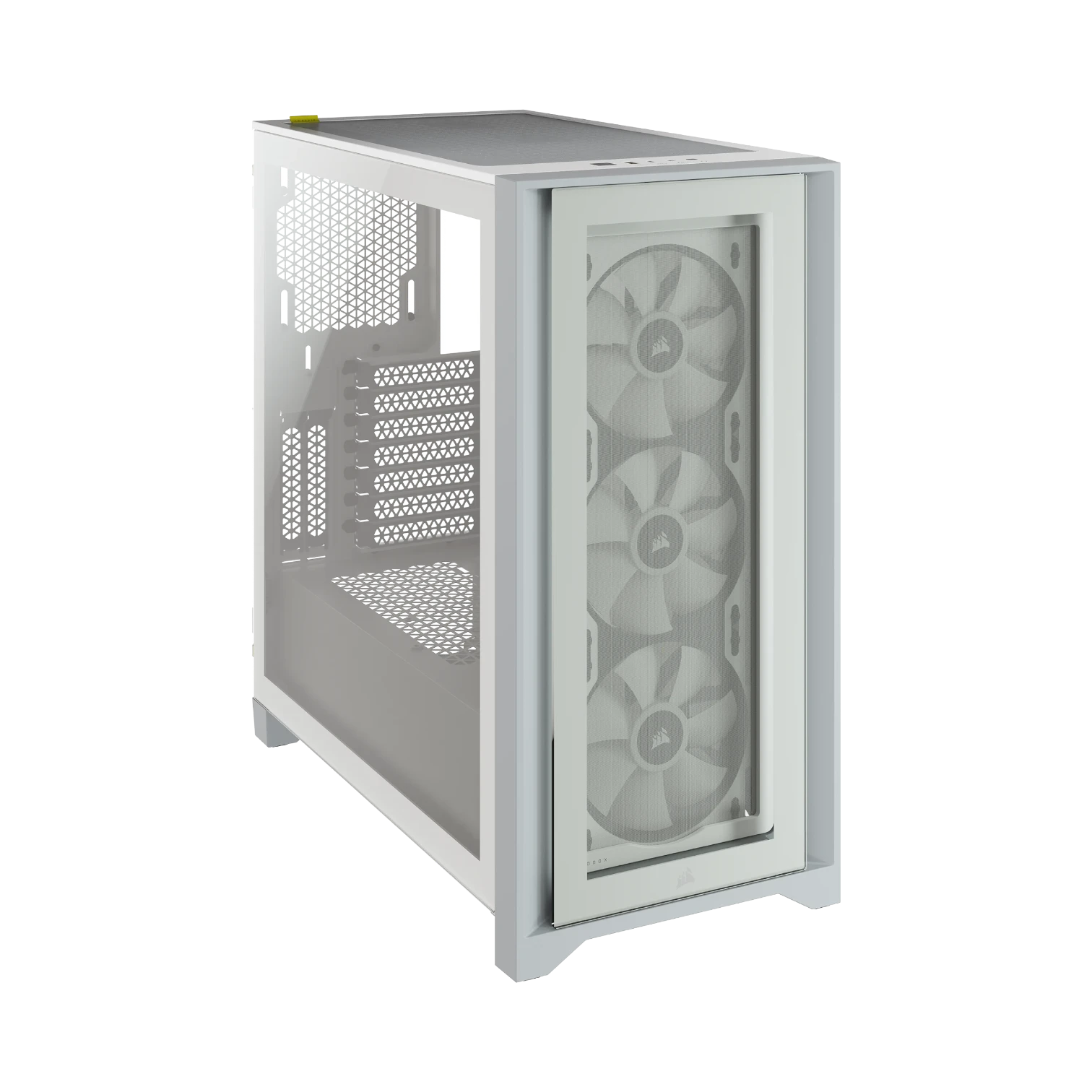 CORSAIR iCUE 4000X RGB Mid-Tower ATX Desktop PC Case (White) — Being Shipped