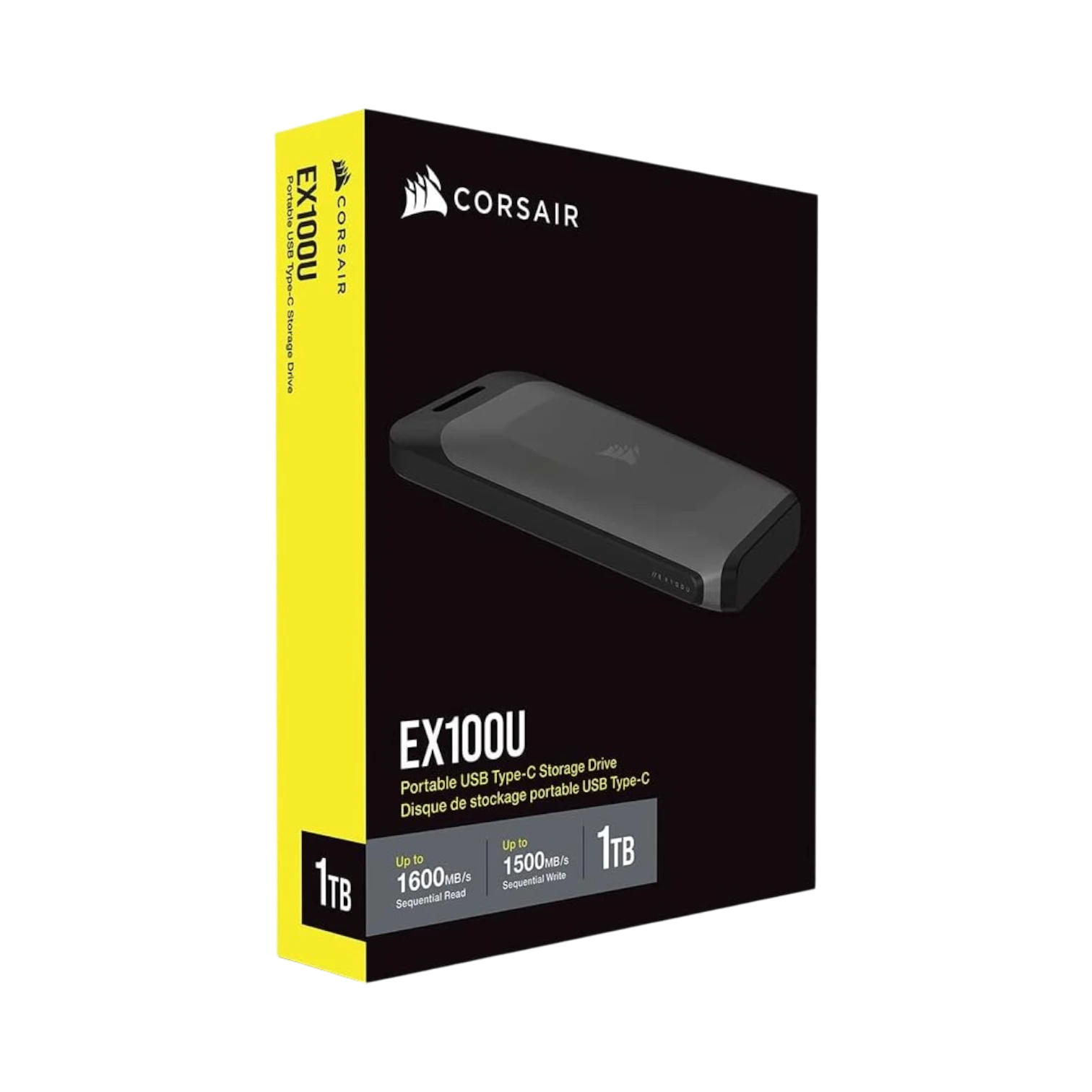 Corsair EX100U 2TB Portable Solid State USB-C Storage Drive — Being Shipped