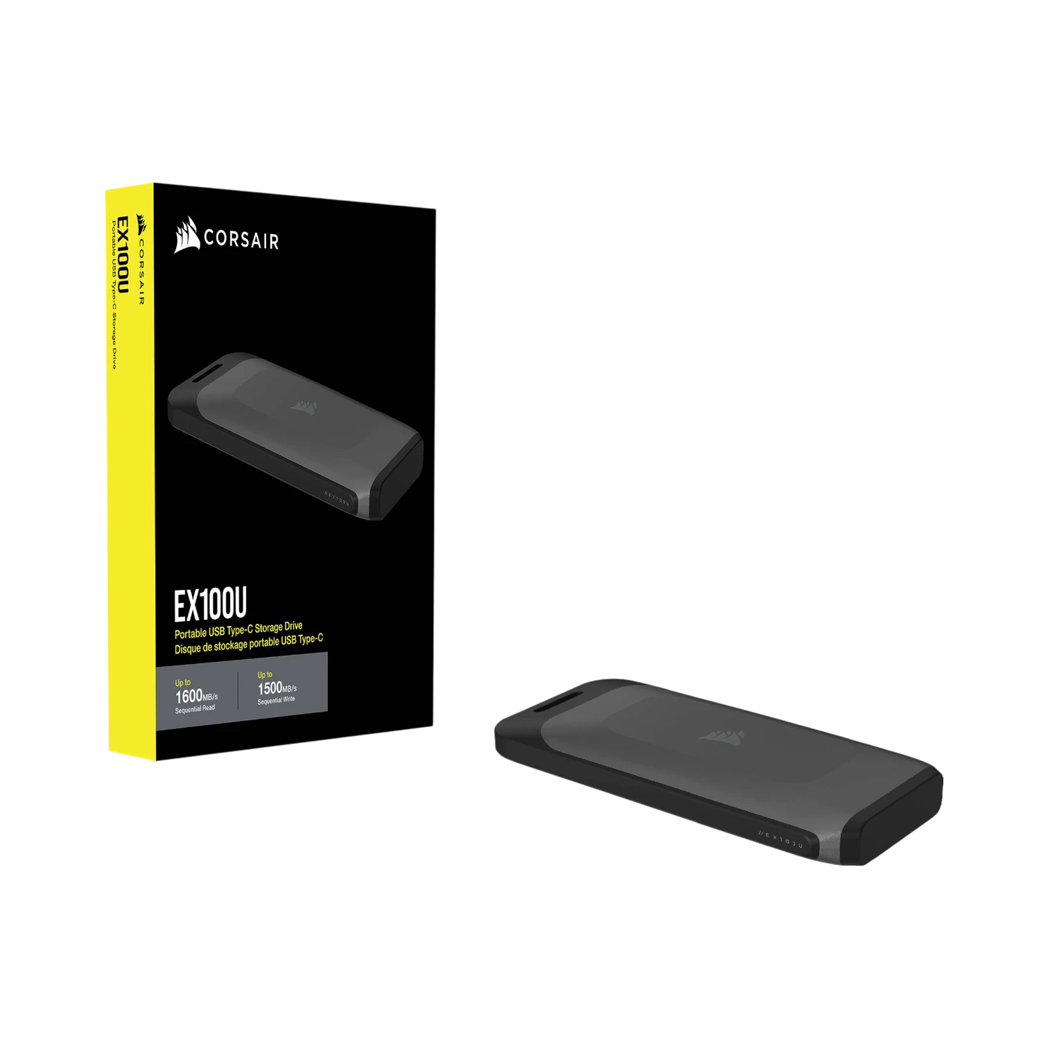 Corsair EX100U 2TB Portable Solid State USB-C Storage Drive — Being Shipped