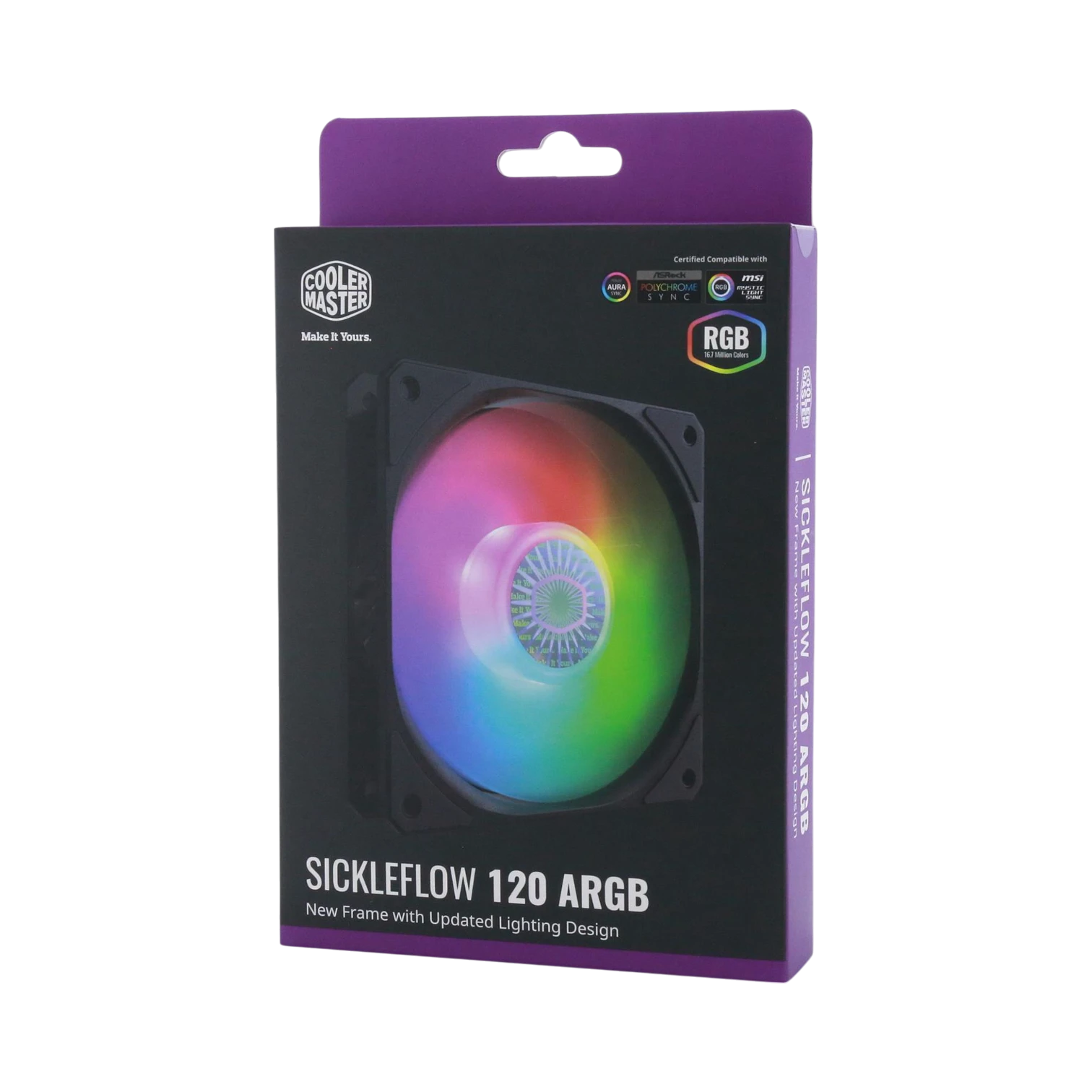 Cooler Master SickleFlow 120 ARGB Fan — Being Shipped