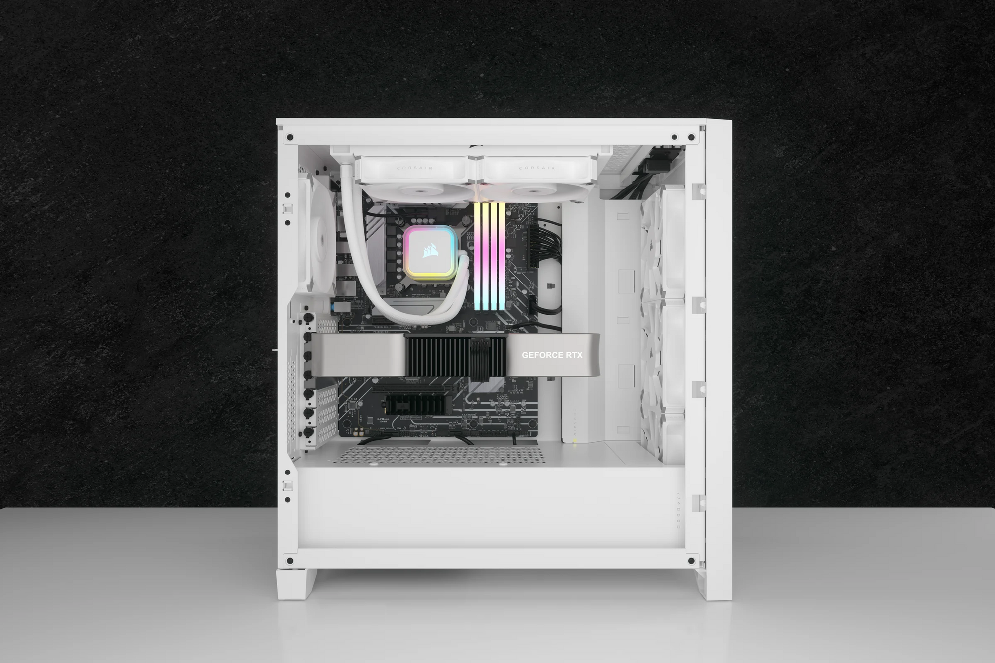 CORSAIR iCUE H100i RGB ELITE Liquid CPU Cooler (White) — Being Shipped