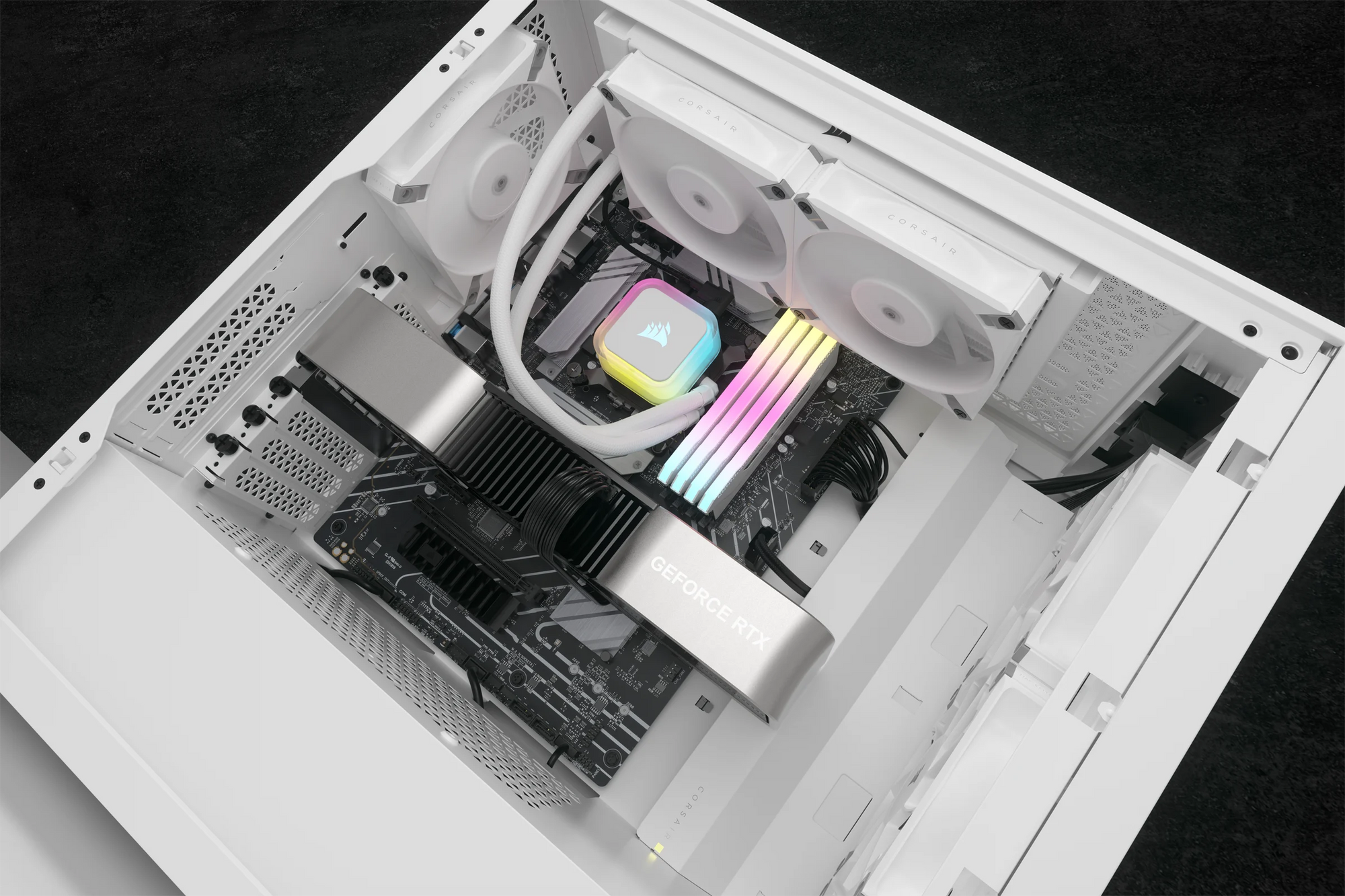 CORSAIR iCUE H100i RGB ELITE Liquid CPU Cooler (White) — Being Shipped