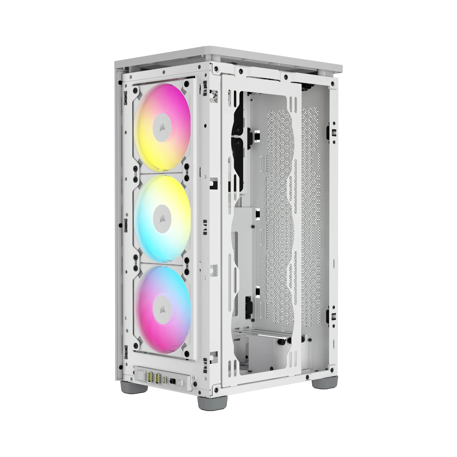 CORSAIR iCUE 2000D RGB AIRFLOW ITX Tower Case (White) — Being Shipped