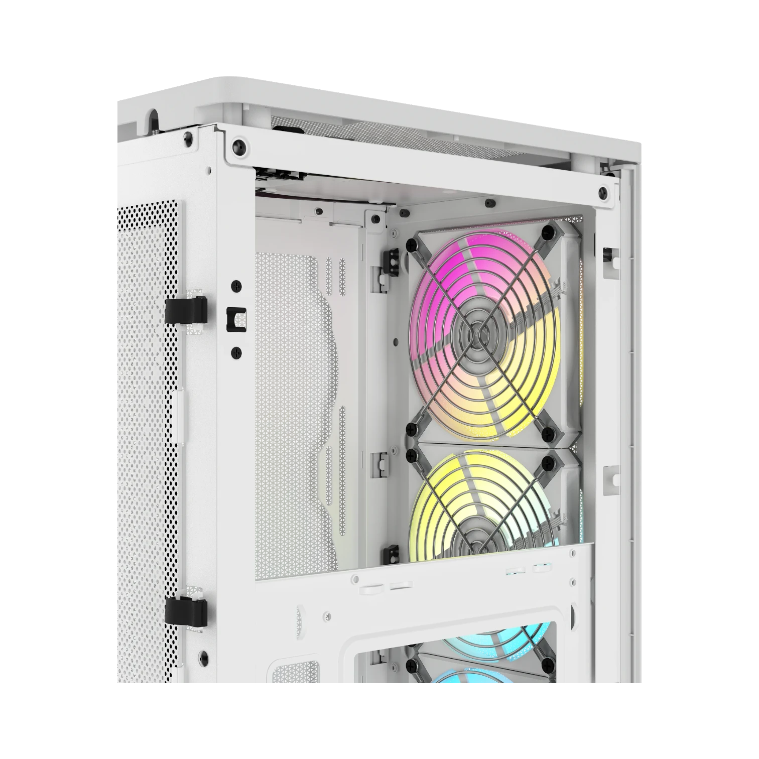 CORSAIR iCUE 2000D RGB AIRFLOW ITX Tower Case (White) — Being Shipped