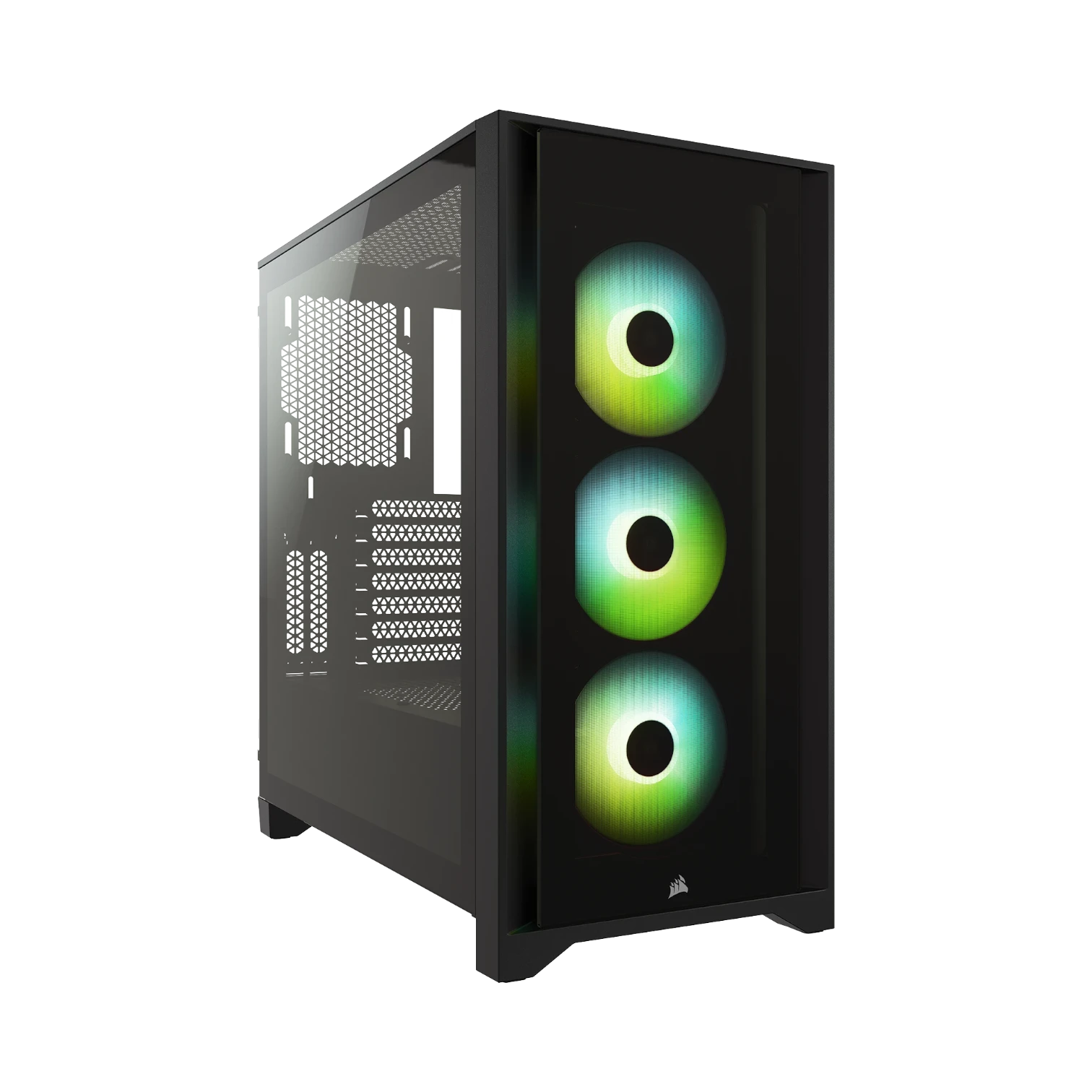 CORSAIR iCUE 4000X RGB Mid-Tower ATX Desktop Case (Black) — Being Shipped