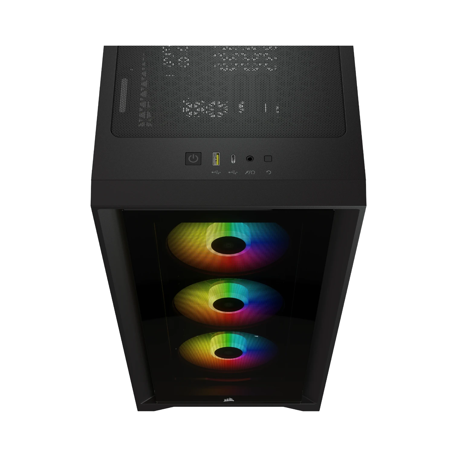 CORSAIR iCUE 4000X RGB Mid-Tower ATX Desktop Case (Black) — Being Shipped