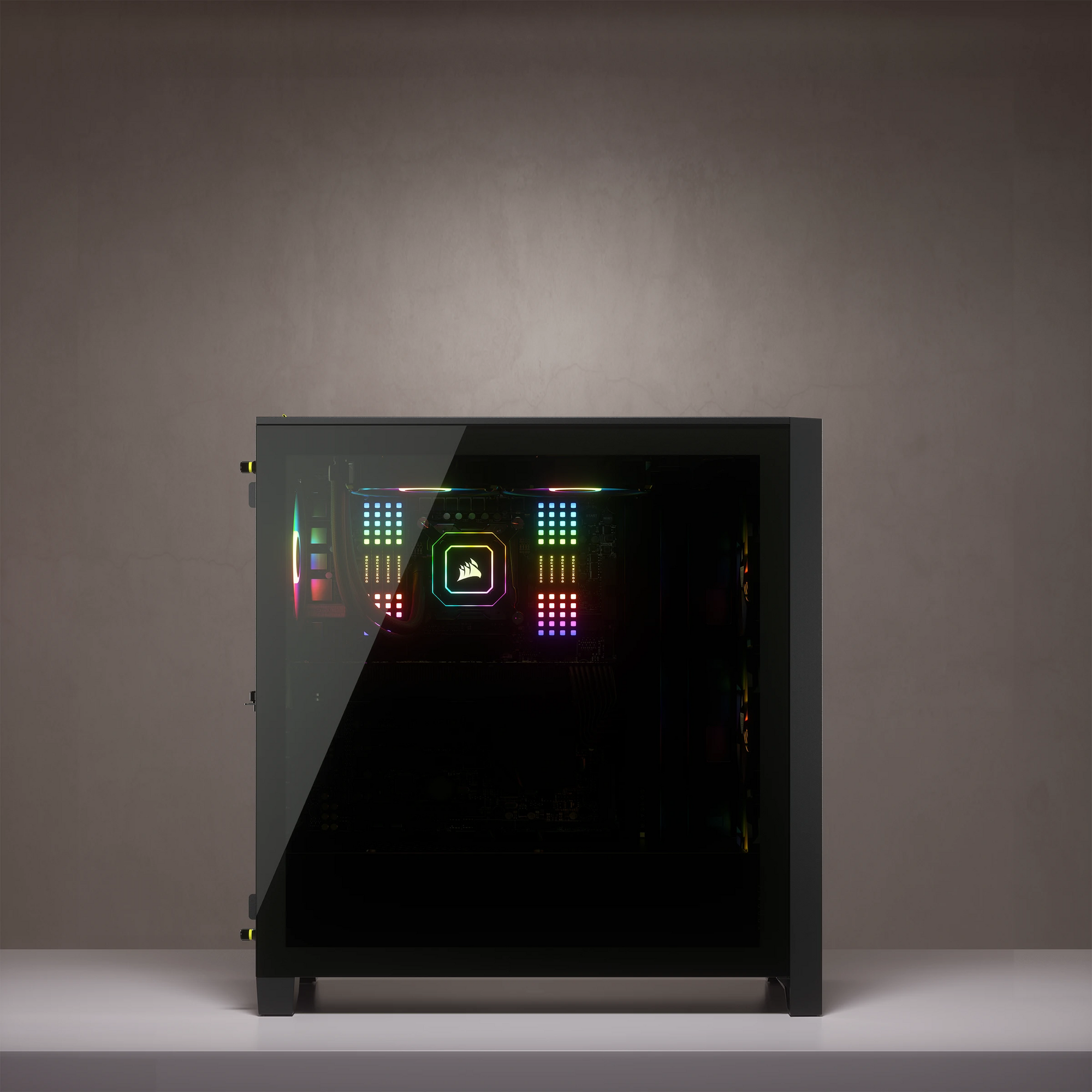 CORSAIR iCUE 4000X RGB Mid-Tower ATX Desktop Case (Black) — Being Shipped