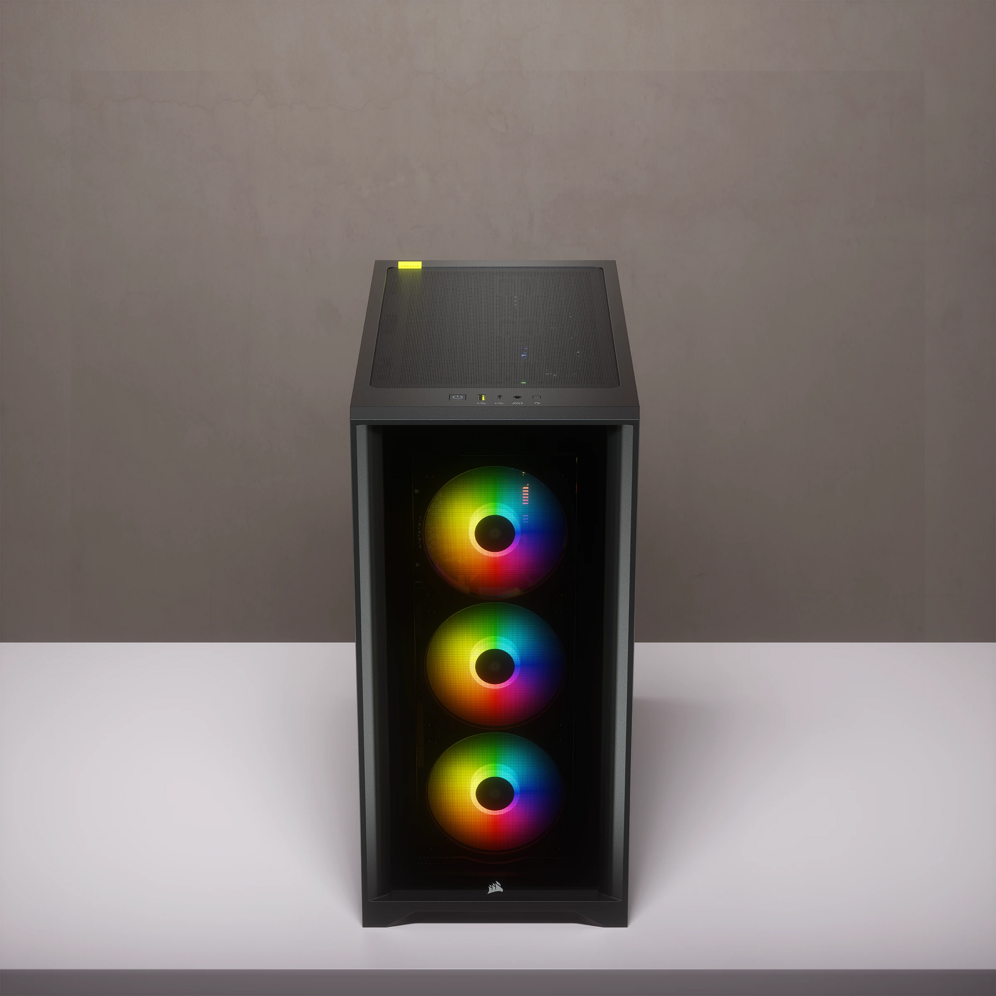 CORSAIR iCUE 4000X RGB Mid-Tower ATX Desktop Case (Black) — Being Shipped